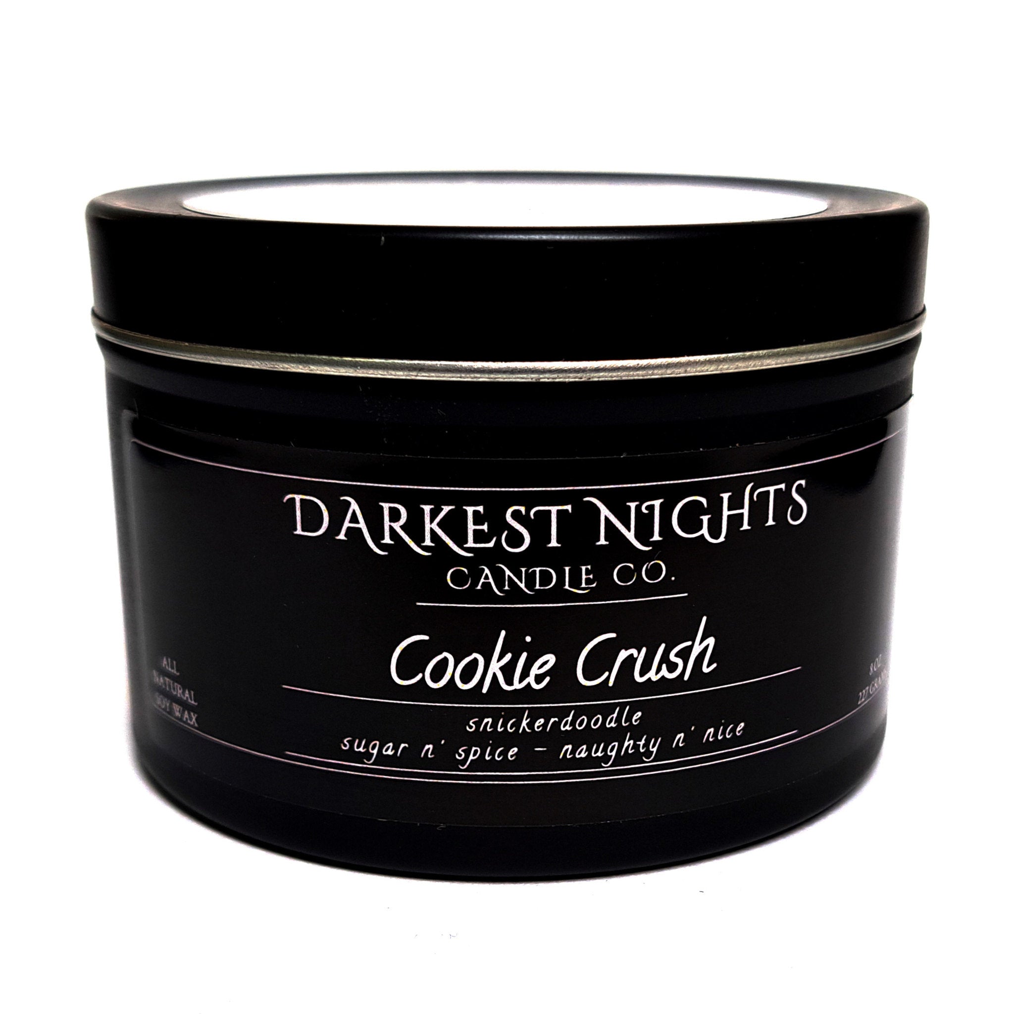Cookie Crush - Snickerdoodle Natural Soy Candle – Darkest Nights