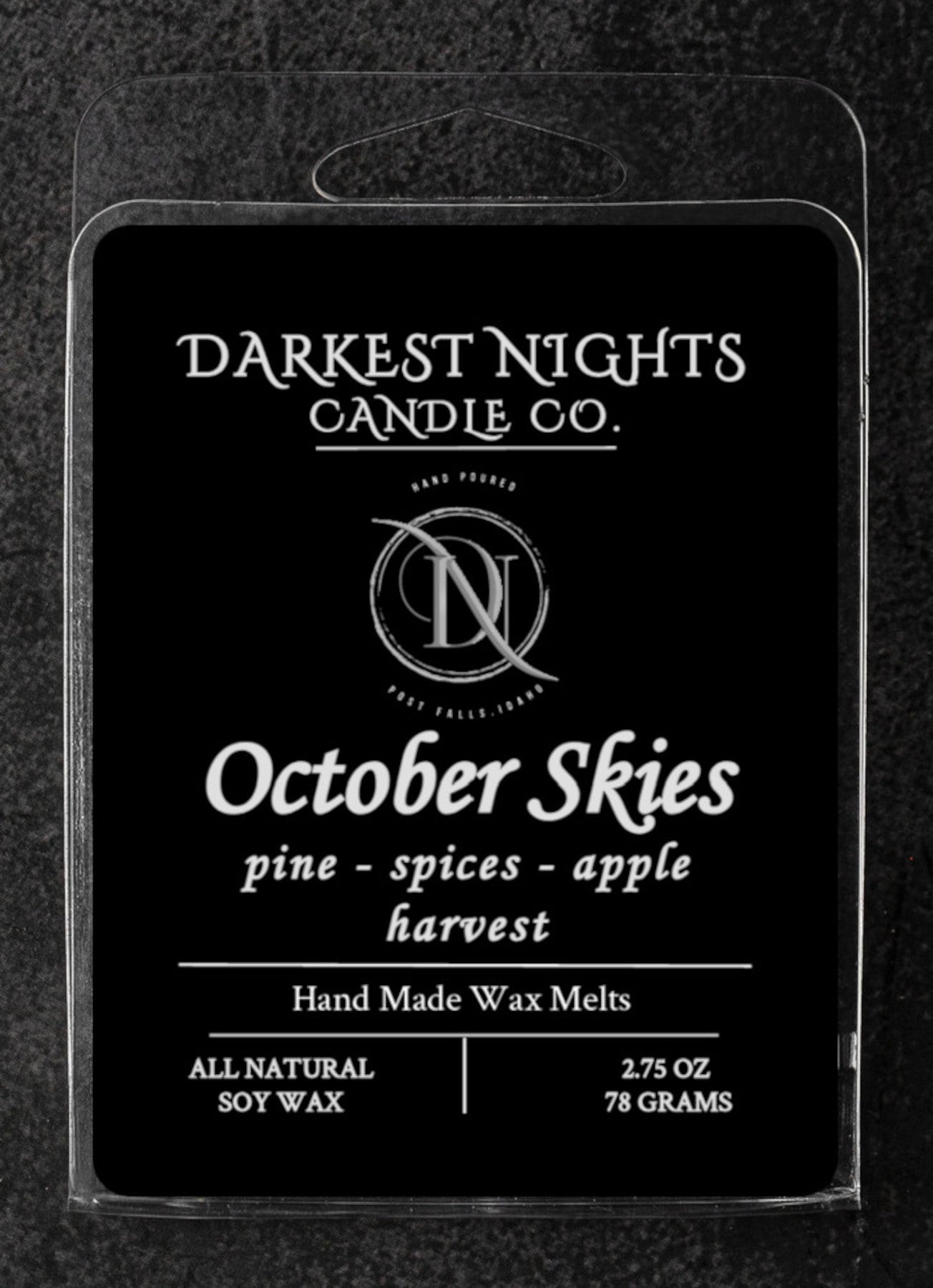 October Skies - Hand Made Wax Melts