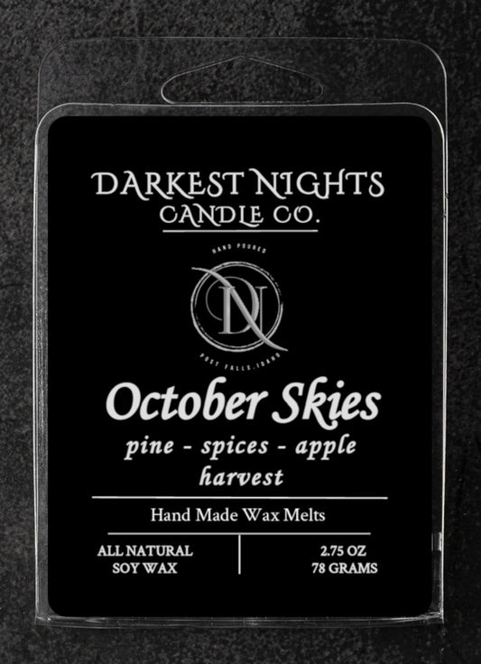October Skies - Hand Made Wax Melts